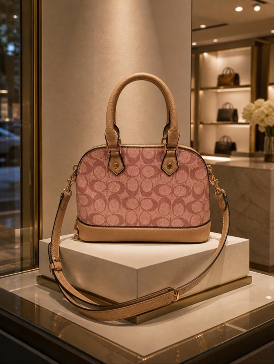 The Unbranded Brand Handbags - FASHION Signature Dome Satchel/Crossbody